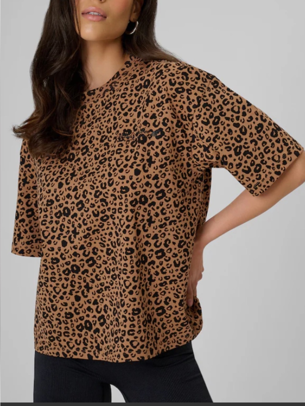 Vintage S.L.B. by Sunny Leigh leopard animal print 100% silk blouse 👚